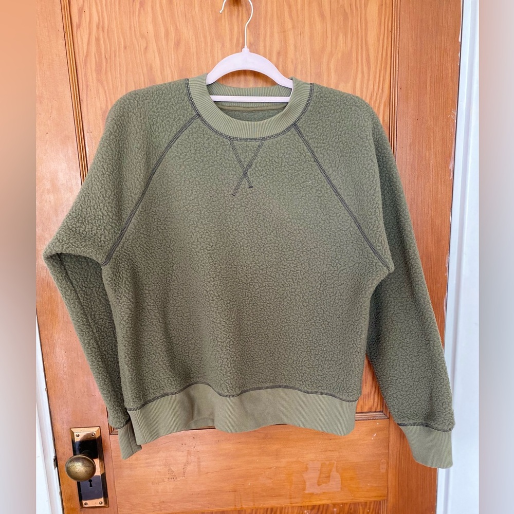 Everlane fleece sweater size 12/L